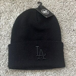 ‘47 Black LA Logo Beanie